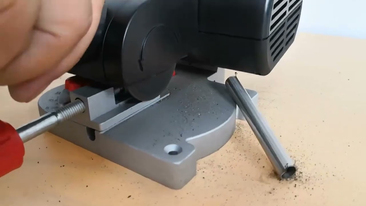 Mini Benchtop Cut-off Chop Saw wood metal Angle Moulding cutter 45°