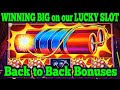 Big win first spin bonus on eureka reel blast slot  las vegas slots casino slots vegas gambling