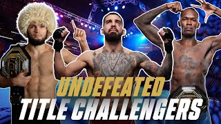 Undefeated UFC Title Challengers