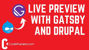 Gatsby Live Preview with Drupal and Gatsby Cloud - Daily Dose of Gatsby Episode 6