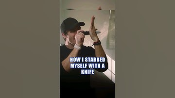 How I stabbed myself! (Visual Effects Tutorial Breakdown) #shorts