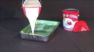 Click N Strain product demonstration video for straining paint