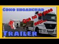 Como enganchar y desenganchar semirremolque#TRAILER