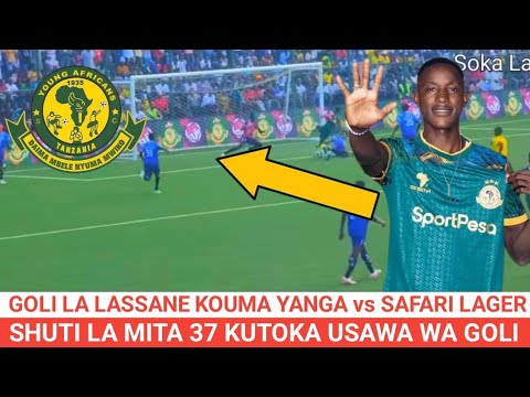 GOLI LA LASSANE KOUMA YANGA Vs SAFARI LAGER