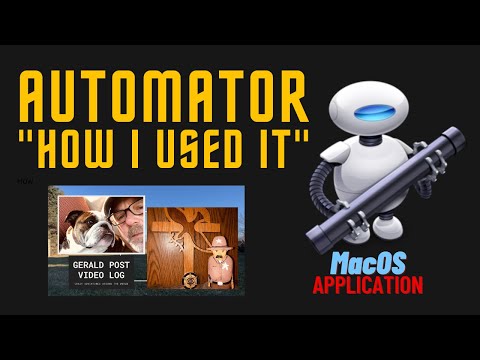 MacOS "Automator Application" How I Used It, Plays Video Files By Date & Time, Uses "Calendar App."