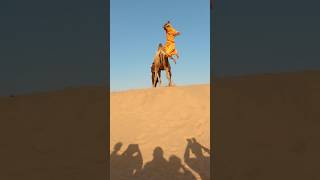 jump on camel my wife and hee fractured😅 #music #electronicmusic