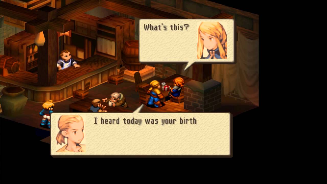 Final Fantasy Tactics The War of the Lions #90 Agrias birthday