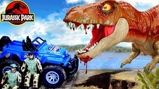 The Most Terrifying Battle of Tyrannosaurs in History | JURASSIC PARK ADVENTURE