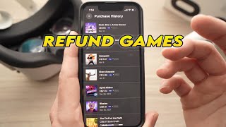 How to Refund Games on the Oculus Meta Quest 2 screenshot 4