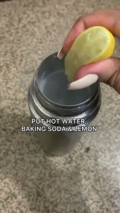 HOW TO REMOVE BAD ODOUR FROM STEEL BOTTLES #ashortaday #food #tomatoflavour #soakedalmonds