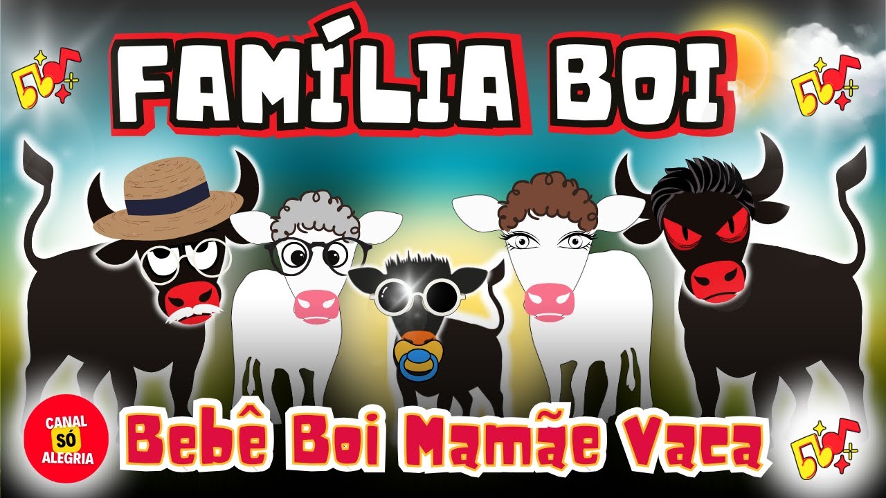 Bebê Boi, Mamãe Vaca - Música Divertida para Crianças