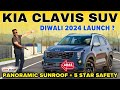 Kia clavis micro suv  mahindra xuv3xo rival  india launch  price  bye tata punch  adas safety