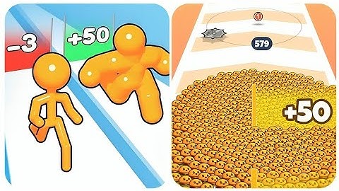 Tall Man Run Vs Food Run Top Level Max Update gameplay