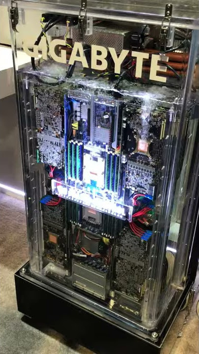Two-Phase Liquid Immersion Cooling by Gigabyte at CES2019