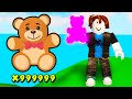 NOOB USOU CÓDIGOS DE BOOST GRÁTIS E CONSEGUIU MILHÕES DE TEDDIES (Roblox Teddie Simulator )