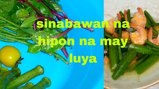 Sinabawan Na Hipon Na May Luya/Adeza Vlog/Masustansyang Ulam /Sinabawang Gulay With Hipon / Shrimp /