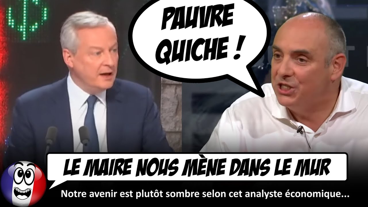 ⁣Bruno Le Maire ÉTRILLÉ par l'analyste économique Olivier Delamarche.