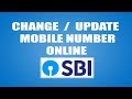 HOW TO CHANGE / UPDATE REGISTERED MOBILE NUMBER IN STATE BANK OF INDIA (SBI)