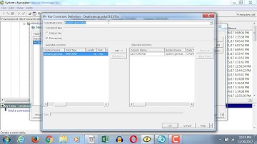 Creating Table in DB2 using QBE