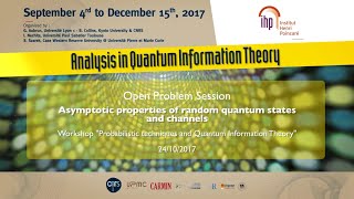 Asymptotic properties of random quantum states and channels