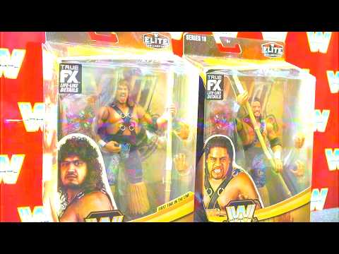 Double Unboxing & Review of WWE Elite Collection Samoan Swat Team (Samu & Fatu) Action Figures