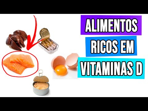 Vídeo: Teor De Vitamina D Em Vários Alimentos