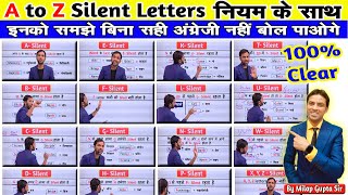 Celebrity A to Z Silent Letters Rules with Examples | How to Learn to Read, Write and Speak Correct English... Wealth