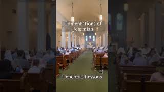 Lamentations of Jeremiah from Tenebrae of Holy Week