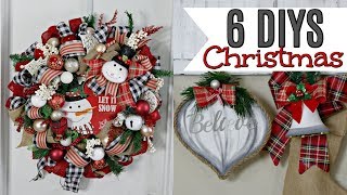 🎄6 DIY DOLLAR TREE CHRISTMAS DECOR CRAFTS 2019🎄 \\