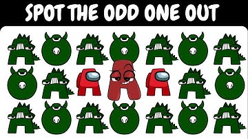 Alphabet Lore Quiz | Spot The Odd One Out | Find Three Difference | Solve The Maze | ABC