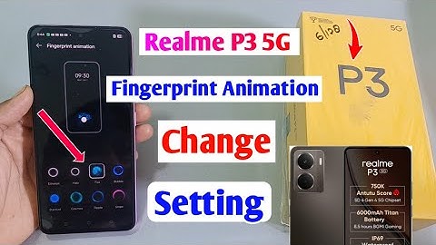 Realme p3 5g change fingerprint animation setting | Realme P3 Me Fingerprint Animation Change Kare