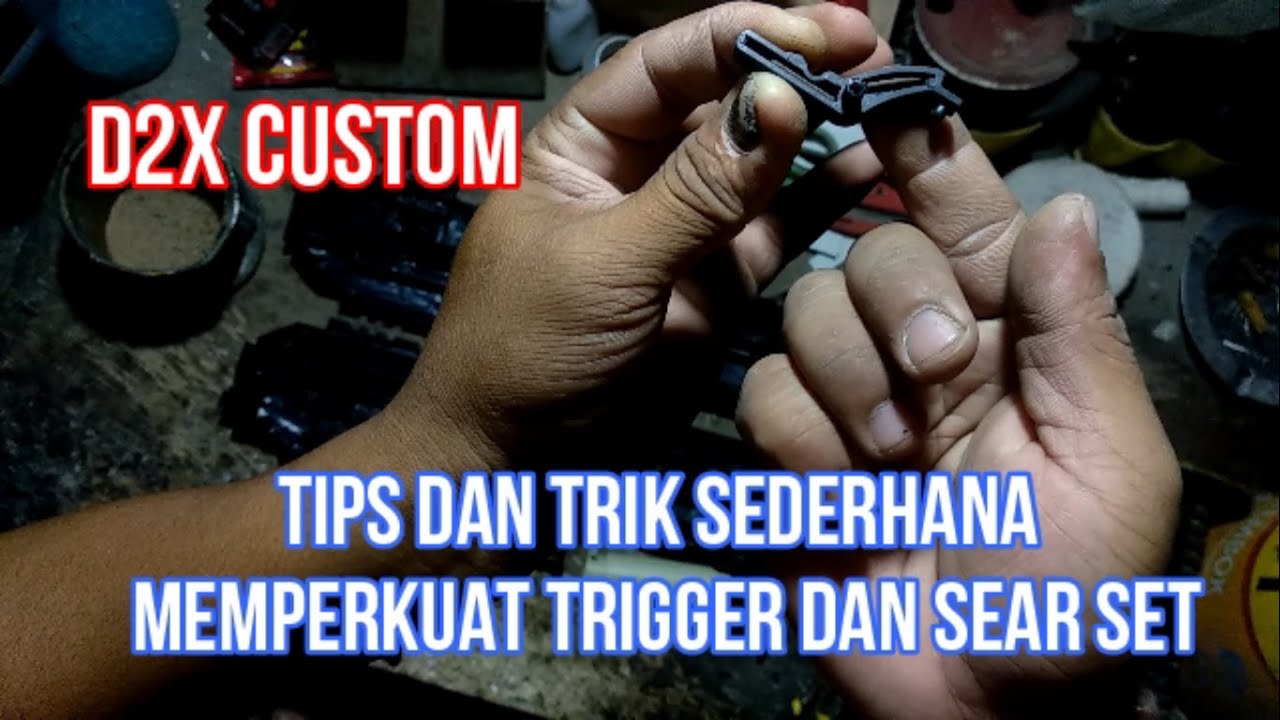 Tips dan trik sederhana menguatkan trigger dan sear seat unit SIG 556 D'Cobra