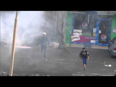 السنابس خطير كمين من المرتزقة لأطفال البلدة 11 4 2013 