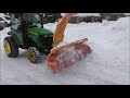 John Deere 3720 Schneefräse Westa Typ 550