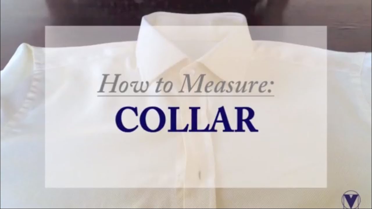 Vitruvien Shirt Measurements | Measuring The Collar