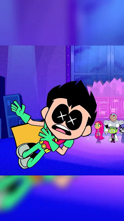 Robin DIES from Fart smell!  #reels #teentitansgo #dc #cartoon #robin #funny #shorts