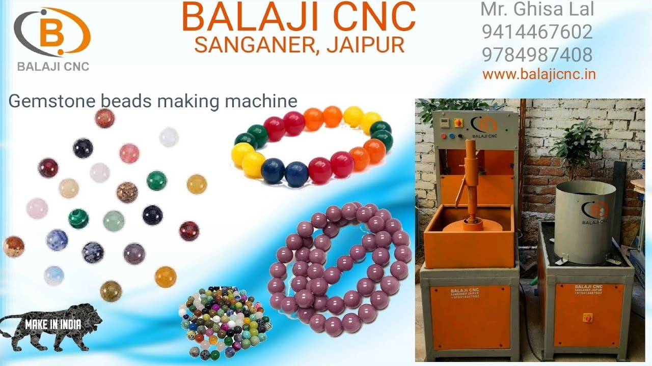 Gemstone beads making, lapping, Chamfering machine ( Automatic Beads