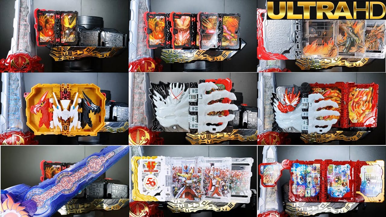 Kamen Rider Saber All Henshin [4K 60p]