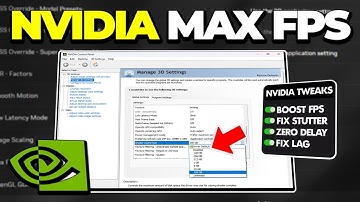 Best NVIDIA Settings for MAX FPS & Performance in 2025! (UPDATED)