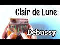 Debussy - Clair de Lune (Easy Tabs/Tutorial/Play-Along) - Kalimba Cover
