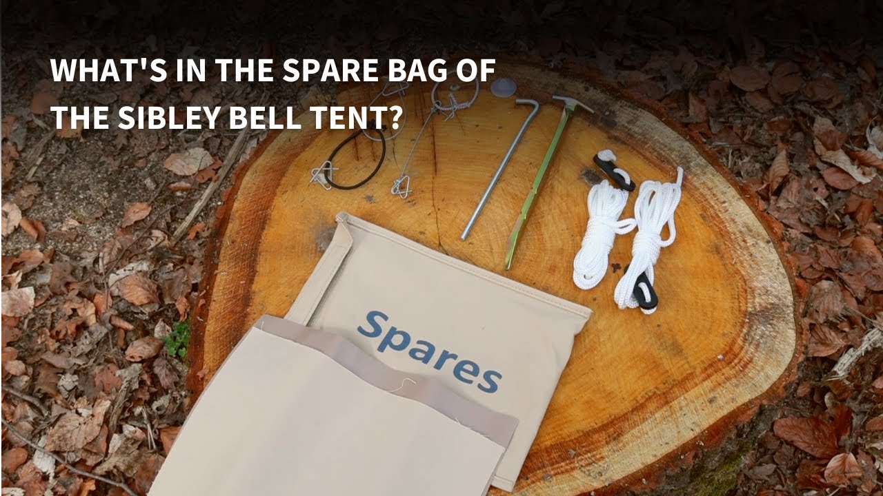 What's in the Spare Bag of the Sibley Bell Tent? | CanvasCamp