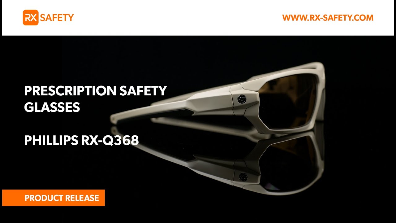 Prescription Safety Glasses RXQ368 ANSI Z87+ RX Safety YouTube