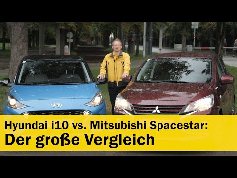 Hyundai i10 vs. Mitsubishi Spacestar - 2 Kleinwagen im Vergleich | ÖAMTC auto touring