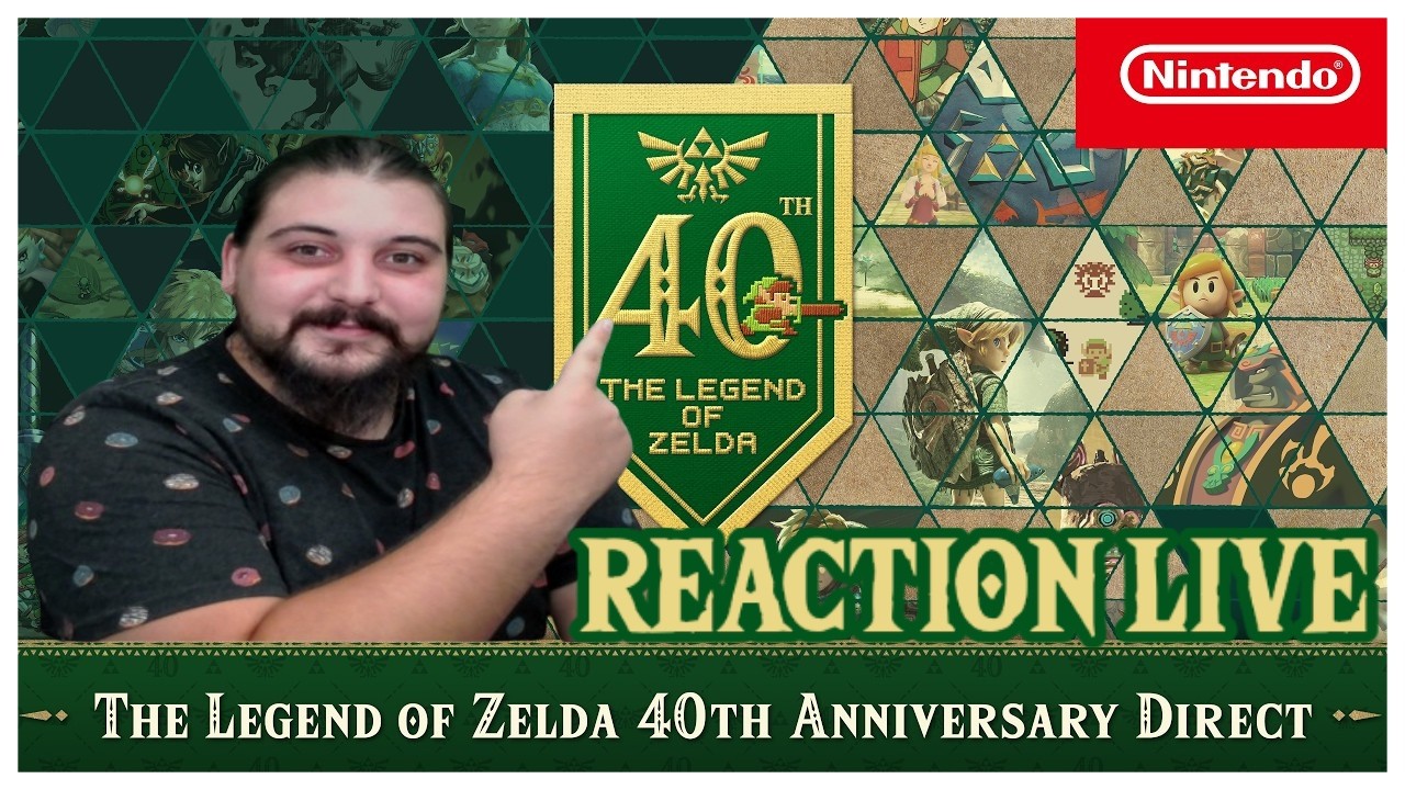 REACTION LIVE THE LEGEND OF ZELDA 40TH ANNIVERSARY DIRECT