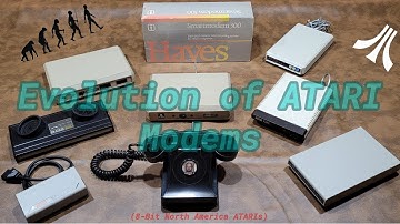 (1980-87) The Evolution of Atari Modems