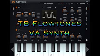 TB Flowtones - Virtual Analog Synthesizer by ToneBoosters - Demo for the iPad screenshot 1