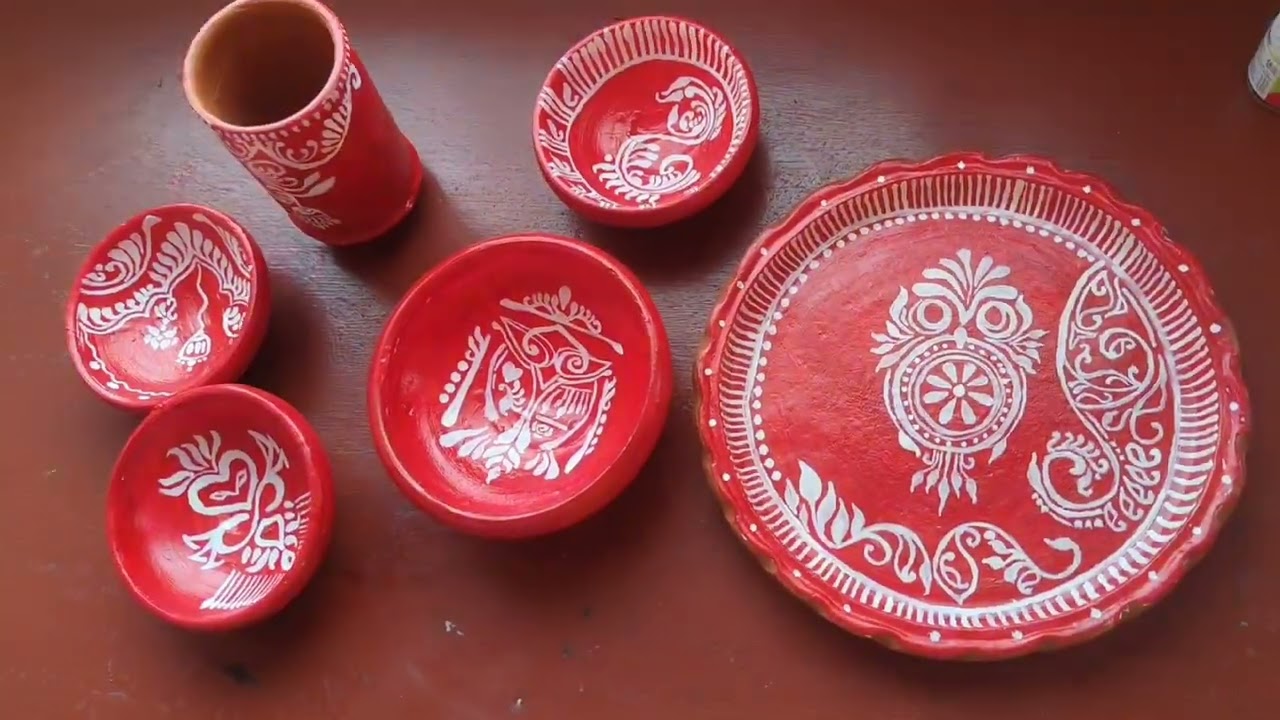 Easy Clay Plate Art - Beginner Friendly! 🎨 