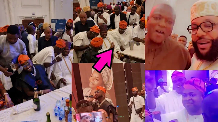 Davido, Emoney & Others Storm Oba Elegushi Mother's 70th Birthday As Money Rain & Davido Performed