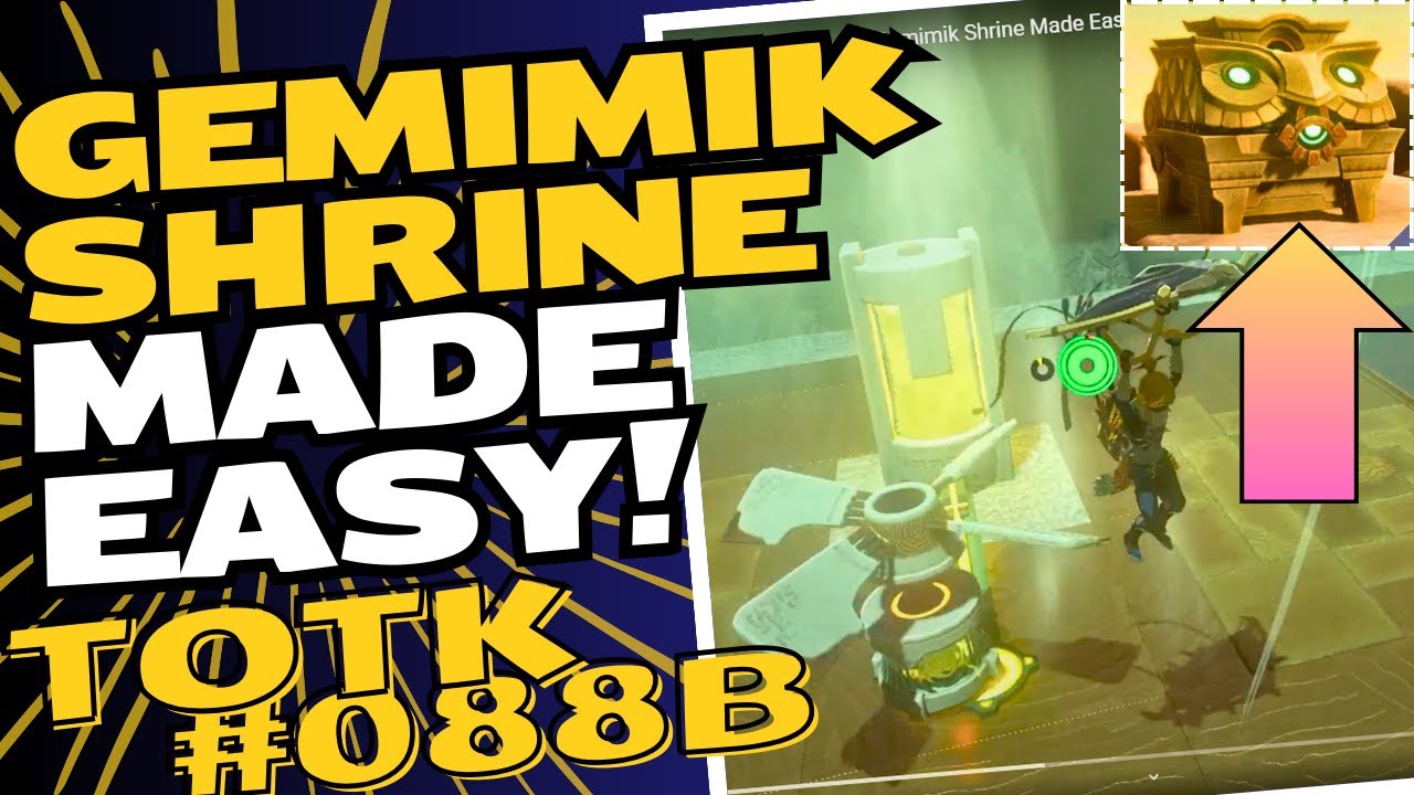 TotK088b Turbine Power Shrine - How To Slove the Gemimik Shrine Made Easy