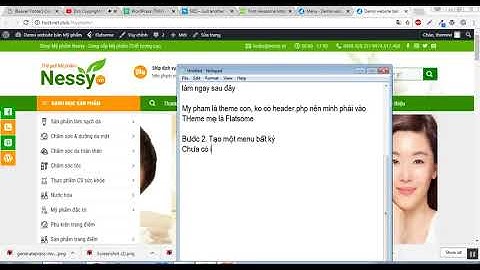 Hướng dẫn tạo Menu icon WordPress